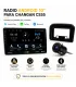 Combo Multimedia Radio Onelux 10" QLED Fascia y Camara Reversa Changan CS55