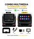 Combo Multimedia Radio Onelux 10" QLED Fascia y Camara Reversa Changan CS55 Antes y Despues.