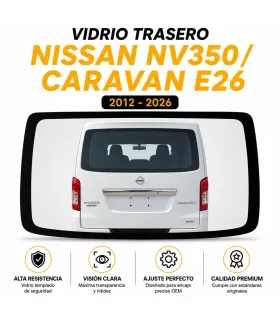 trasera Nissan NV350 cristal templado