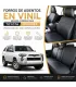 Forros de asientos en vinil hechos a la medida instalados en toyota 4runner