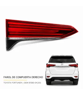Farol trasero interior Toyota Fortuner 2022 2026