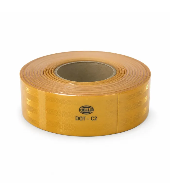 Cinta Reflectiva Hella Amarilla 2" x 150"