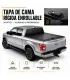 Tapa de cama de aluminio impermeable para pickup doble cabina