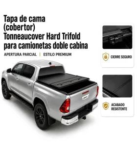 Tapa de Cama Hard Trifold para Camionetas