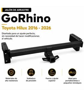 Hitch trasero GoRhino para Toyota Hilux portabicicletas