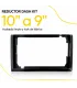 Reductor multimedia automotriz para radio Android 10 a 9