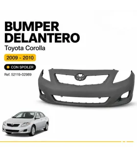 Bumper delantero Toyota Corolla 2009-2010 tipo S