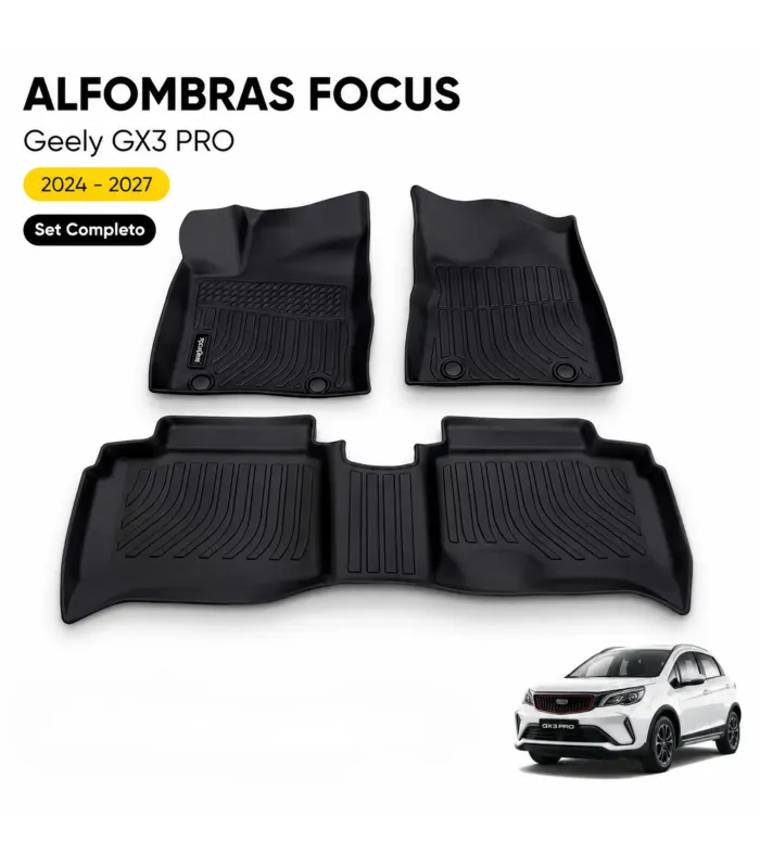 Alfombras TPE 3D para Geely GX3 PRO impermeables