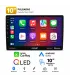 Radio Multimedia Onelux 10 Pulgadas Pantalla QLED Apple CarPlay Android Auto Sistema Android 12 OX-R1060Q