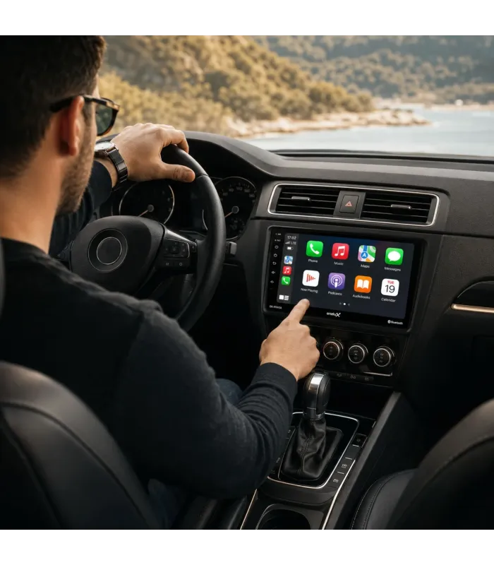 Radio Multimedia Onelux 10 Pulgadas Pantalla QLED Apple CarPlay Android Auto Sistema Android 12 OX-R1060Q