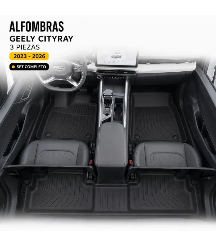 Set 3 piezas Focus Mats Geely Cityray 2023-2026