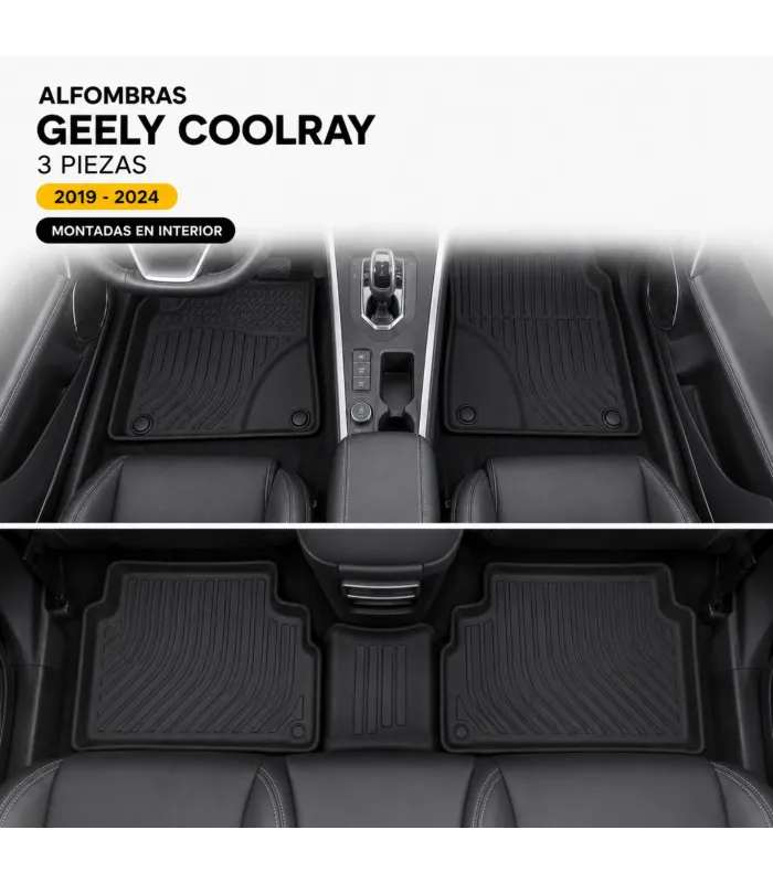 Set 3 piezas Focus Mats Geely Coolray 2019-2024