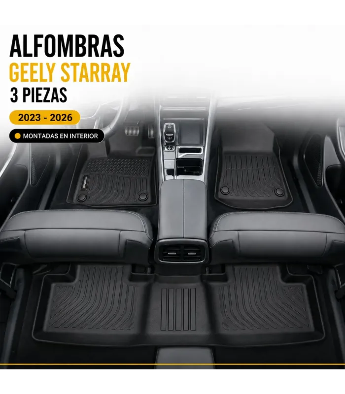 Set 3 piezas Focus Mats Geely Starray 2023-2026