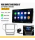 Combo Radio Pantalla Onelux 9 QLED Jeep Grand Cherokee 2011-2013 CarPlay Android Auto Cámara HD e Instalación Incluida