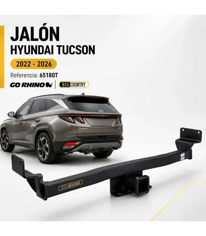 Tirón de arrastre Hyundai Tucson para portabicicletas y pequeños remolques