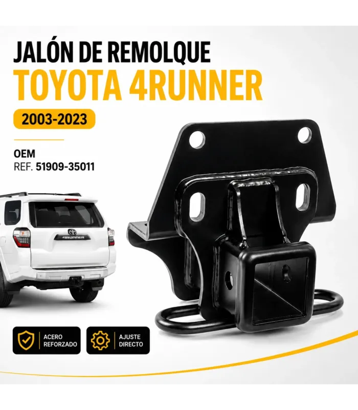 Jalón Toyota 4Runner OEM para portabicicletas cargo rack y remolque