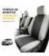 Forros a la medida Chevrolet Equinox color sólido o combinado