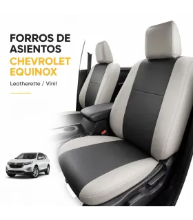 Forros a la medida Chevrolet Equinox color sólido o combinado