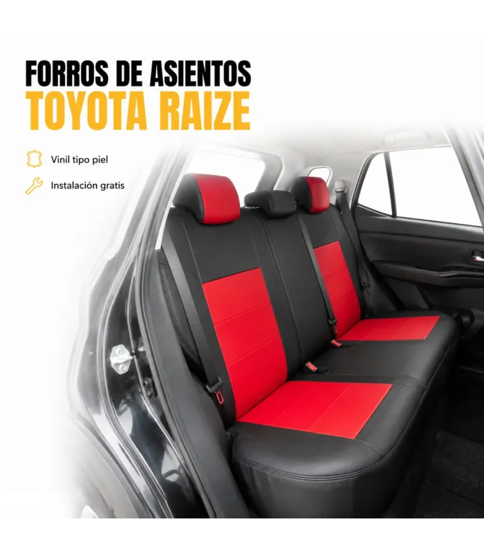 Forros a la medida Toyota Raize leatherette