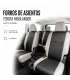 Forros de asientos Toyota Highlander en leatherette vinil tipo piel