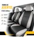 Forros de asientos Toyota Corolla en leatherette vinil tipo piel