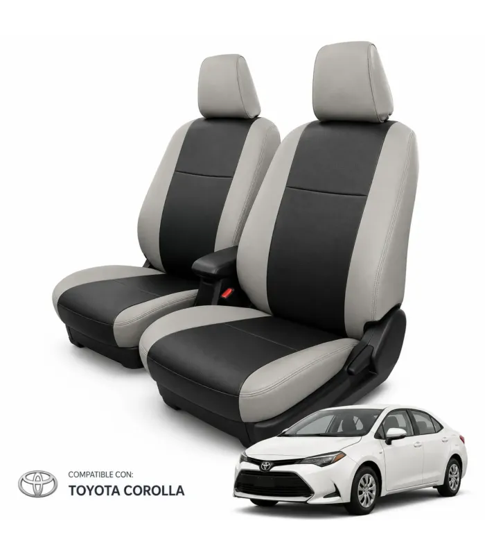 Forros Toyota Corolla color sólido o combinado