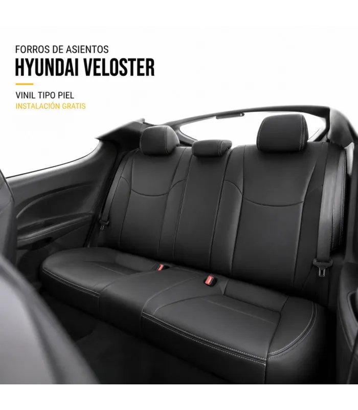 Forros Hyundai Veloster color sólido o combinado