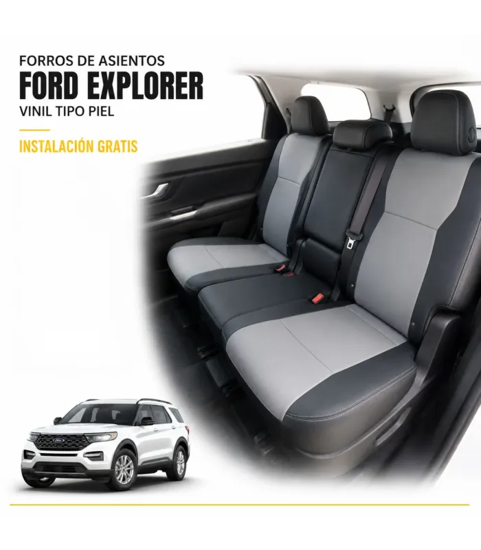 Forros Ford Explorer color sólido o combinado
