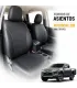 Forros de asientos Mitsubishi L200 en vinil tipo piel