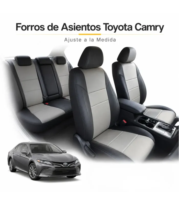 Forros de asientos Toyota Camry con logo o sin logo