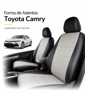Forros de asientos Toyota Camry en leatherette vinil tipo piel