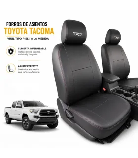 Forros de asientos Toyota Tacoma en vinil tipo piel