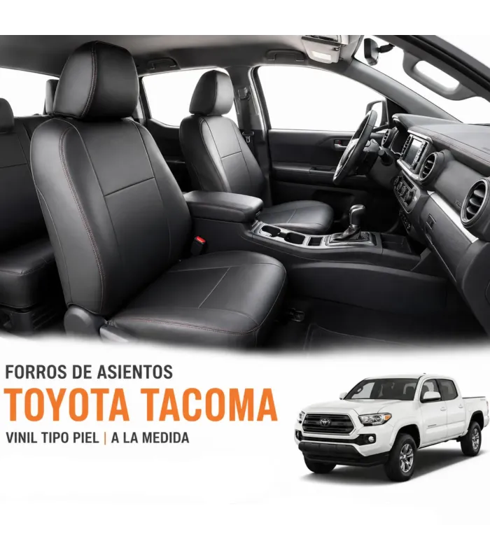 Forros Toyota Tacoma impermeables color sólido o combinado