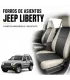 Forros de asientos Jeep Liberty en vinil tipo piel