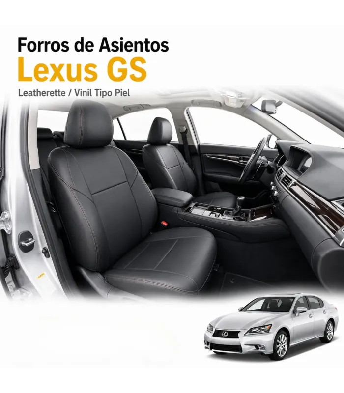 Forros a la medida Lexus GS primera y segunda fila