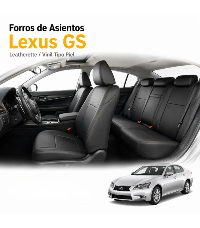 Forros de asientos Lexus GS con logo o sin logo