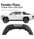 Fender flare Hilux estilo off road cuatro piezas
