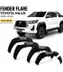 Fender flare Toyota Hilux 2020 2025 set 4 piezas