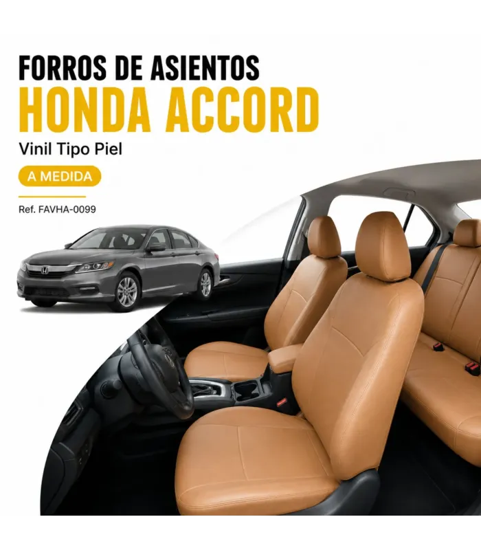 Forros de asientos Honda Accord con logo o sin logo