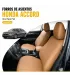 Forros a la medida Honda Accord primera y segunda fila