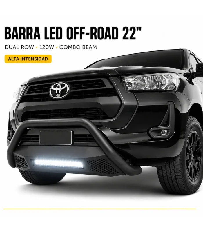 Barra LED Off-Road 120W para Jeep Pickup SUV y Camión