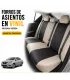 Forros de asientos a la medida en leatherette vinil para Nissan Versa