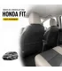 Interior Honda Fit con forros de asientos en vinil a la medida