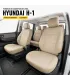 Forros Hyundai H-1 vinil tipo piel para vehículo comercial