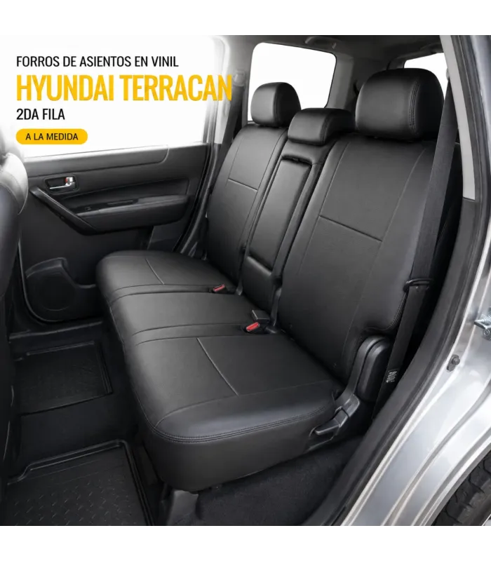 Forros Hyundai Terracan vinil tipo piel hasta 3 filas
