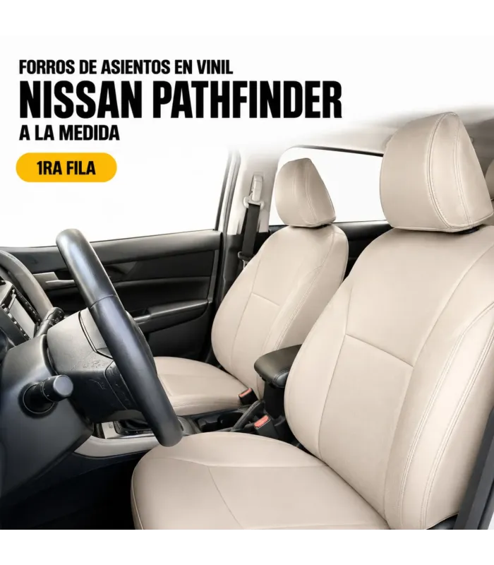 Forros personalizados para Nissan Pathfinder 3 filas Auto Fashion