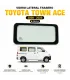 Vidrio lateral trasero Toyota Town Ace 2008 2020 RH