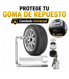Candado para goma de repuesto de vehículos universal