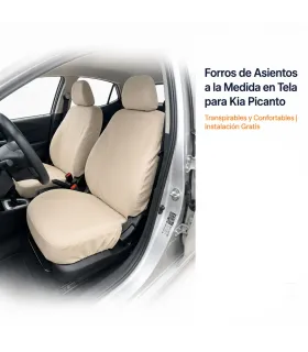 Forros de asientos en tela para Kia Picanto a la medida