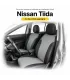 Forros de asientos en leatherette vinil para Nissan Tiida a la medida